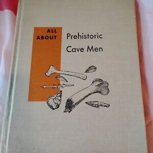 Prehistoric caveman hardback book